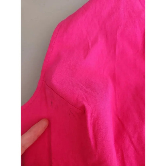NWD Anthropologie Maeve The Naomi Workwear Jumpsuit Size 14 Pink $9E413 - Picture 13 of 16